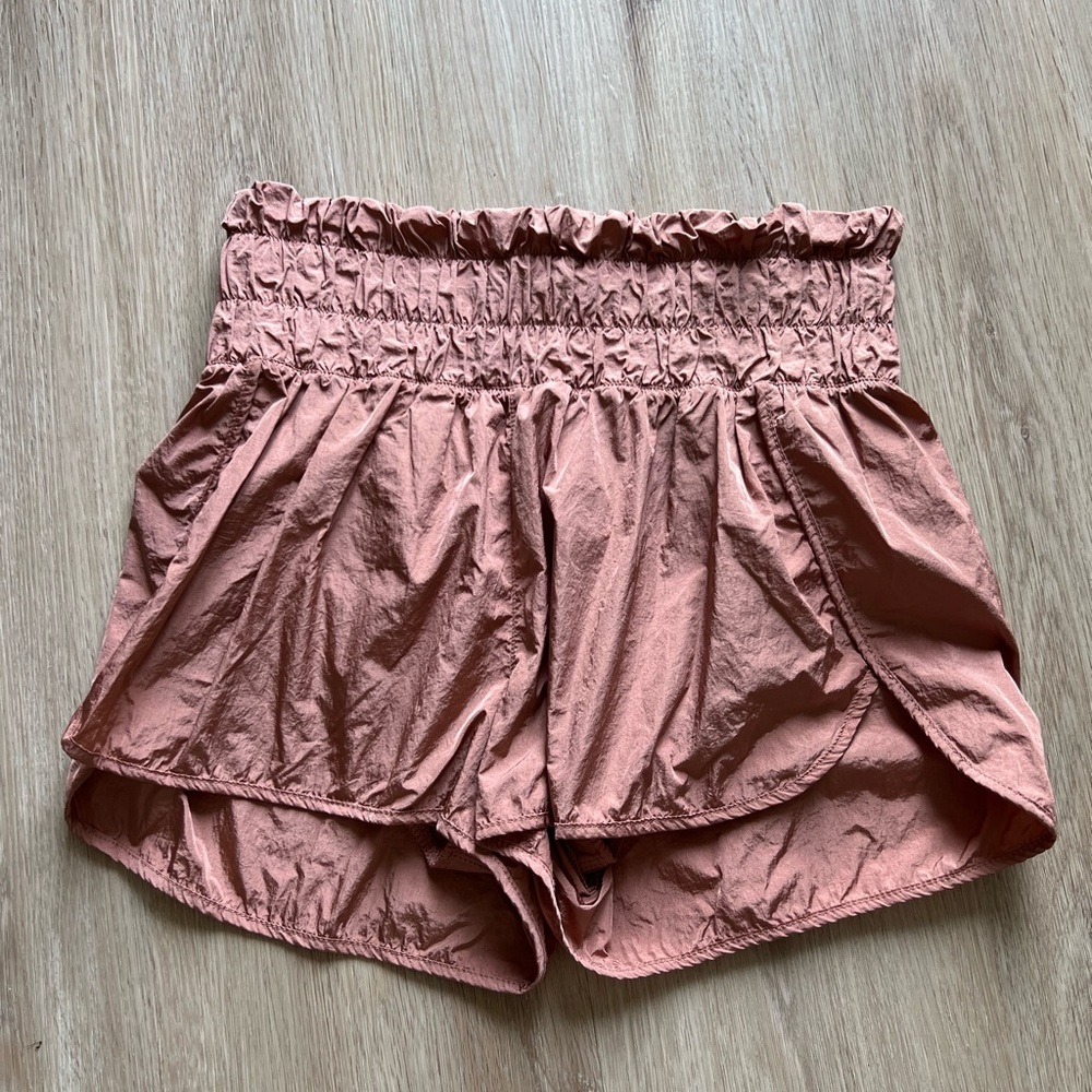 Free people style running shorts - Dark Pink- Size M